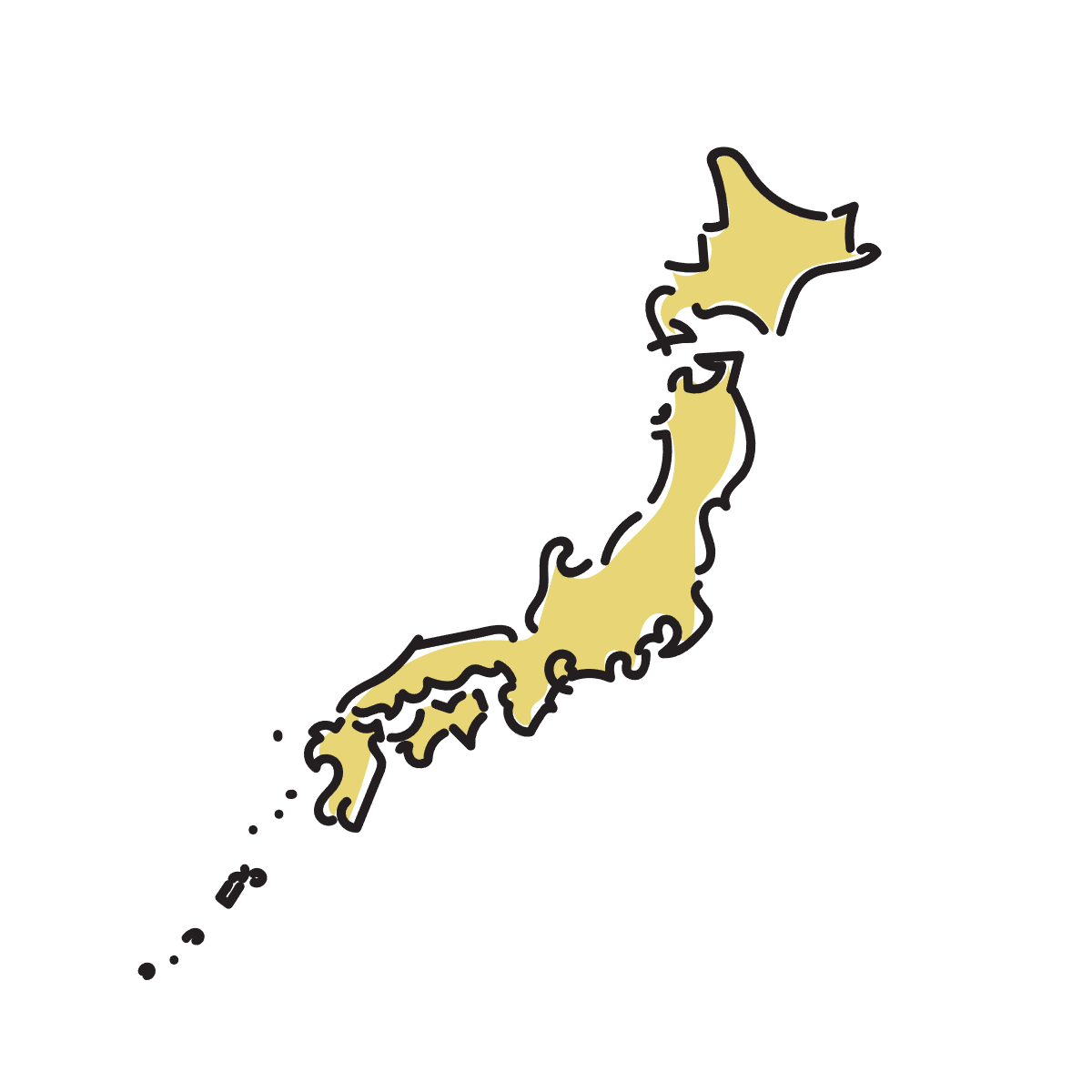 日本の地図